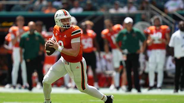 Miami QB Tyler Van Dyke